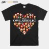 Heart Im An Awlaholic Merry Christmas T-Shirt