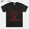 Heart In Love Time Asks No Questions It Goes On Out You Leaving You T-Shirt