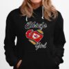 Heart Kansas City Chiefs Girls Diamond Hoodie