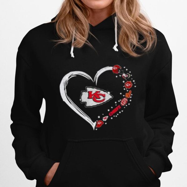 Heart Kansas City Chiefs Team Football 2022 Hoodie