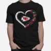 Heart Kansas City Chiefs Team Football 2022 T-Shirt