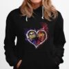 Heart Minnesota Vikings And Iowa State Cyclones Hoodie