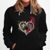 Heart New Orleans Saints And Ohio State Buckeyes Hoodie