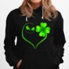 Heart Shamrock And Jack Skeleton Happy St Patricks Day Hoodie