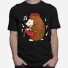 Hedgehog Playing Bagpipe For Bagpiper T-Shirt