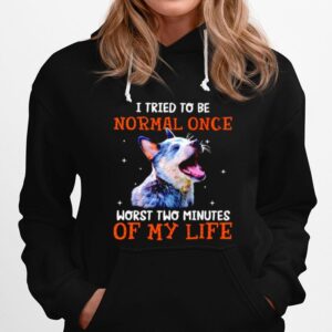 Heeler I Tried To Be Normal Once Worst Two Minutes Of My Life Hoodie