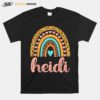 Heidi T Heidi Name Birthday Gift T B09Zdzzq4X T-Shirt