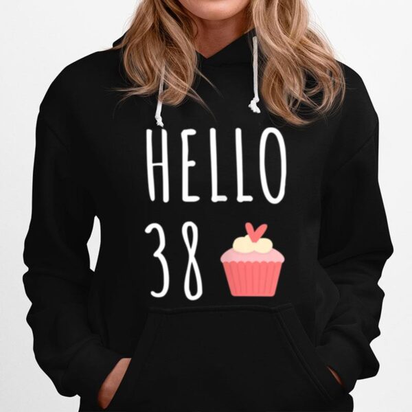 Hello 38 Cupcake Hoodie