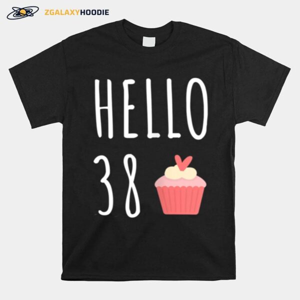 Hello 38 Cupcake T-Shirt