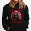 Hello Darkness My Old Friend Dog Blood Moon Hoodie