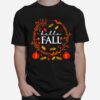 Hello Fall 2022 First Day Of Fall Hello Autumn Pumpkin Halloween T-Shirt