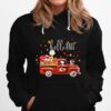 Hello Fall Snoopy Ricing Car Red With Peanuts Kansas City Chiefs Hoodie