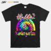 Hello Kindergarten Rainbow First Day Of School T-Shirt