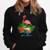 Hello Summer Vacation Tropical Flamingo Hoodie