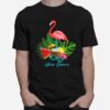 Hello Summer Vacation Tropical Flamingo T-Shirt