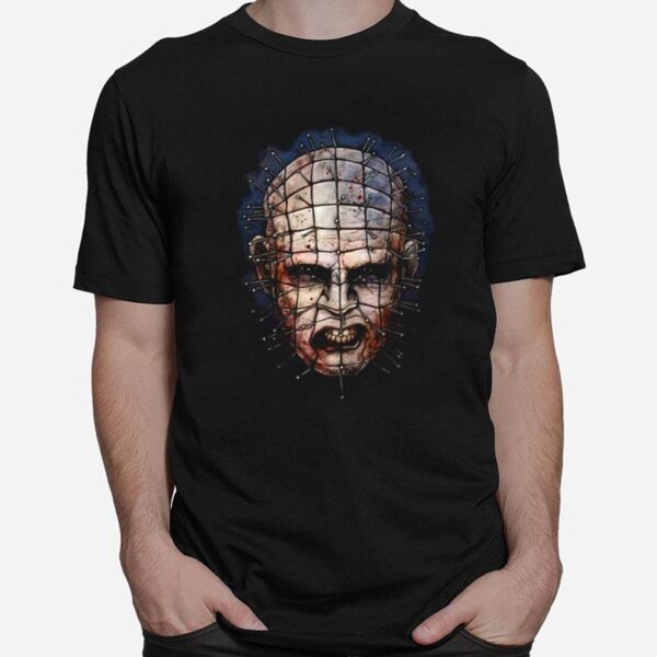 Hellraiser Pinhead Painting Scary Movie T-Shirt