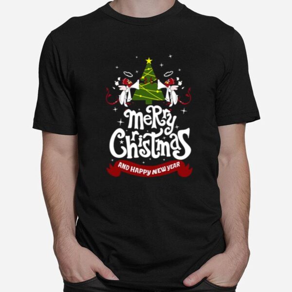 Helluva Boss Merry Christmas And Happy New Year T-Shirt