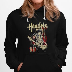 Hendrix Music Portrait Frank Zebra Hoodie