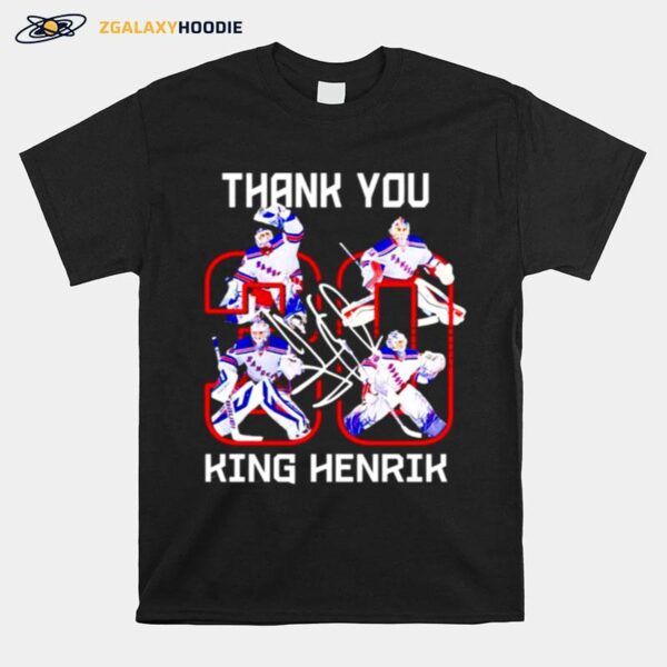 Henrik Lundqvist New York Rangers Thank You King T-Shirt