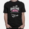 Her Never Underestimate Woman Master Degree Graduation T-Shirt