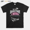 Her Never Underestimate Woman Master Degree Graduation T-Shirt