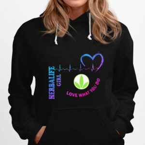 Herbalife Girl Love What You Do Heartbeat Hoodie