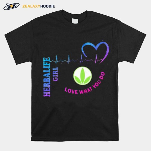 Herbalife Girl Love What You Do Heartbeat T-Shirt