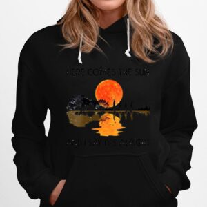 Here Comes The Sun And I Say Its Alright Guitar Graphic Hoodie