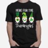 Here For The Shenanigans St Patricks Day Gnomes T-Shirt