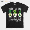 Here For The Shenanigans St Patricks Day Gnomes T-Shirt