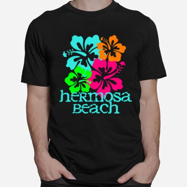 Hermosa Beach Vacation Travel Surf California Vacay Langarmshirt T-Shirt