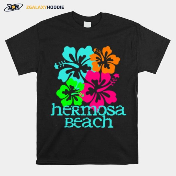 Hermosa Beach Vacation Travel Surf California Vacay Langarmshirt T-Shirt