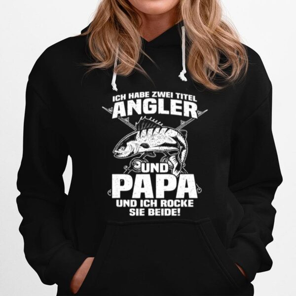 Herren Angler Und Papa Lustiges Angler Angeln Hoodie