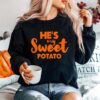 Hes My Sweet Potato I Yam Thanksgiving Matching Couple Sweater