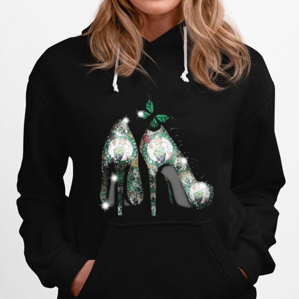 High Heels Butterfly Boston Celtics Diamond Hoodie