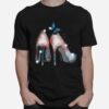 High Heels Butterfly Oklahoma City Thunder Diamond T-Shirt