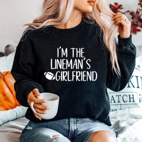 High School Football Season Football Lineman Girlfriend Sweater