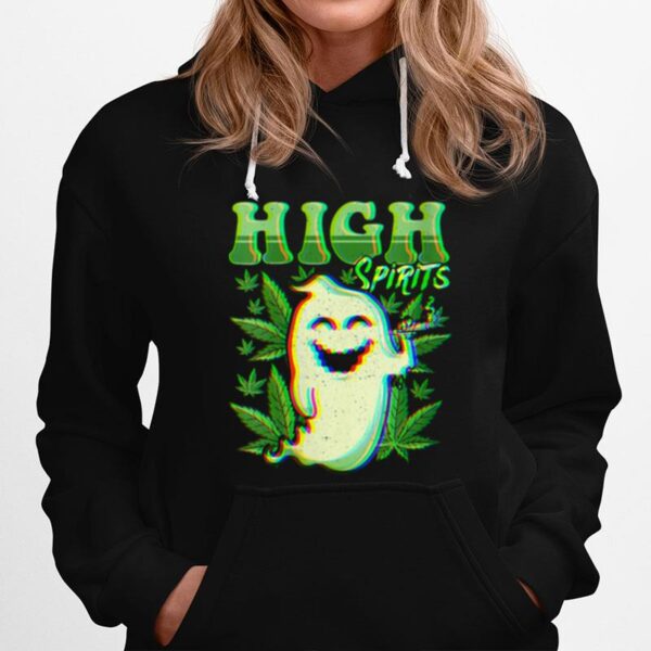 High Spirits Halloween Ghost Weed Hoodie