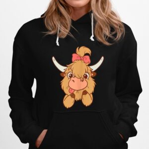 Highland Cow Cows Farmers Hoodie