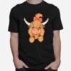 Highland Cow Cows Farmers T-Shirt