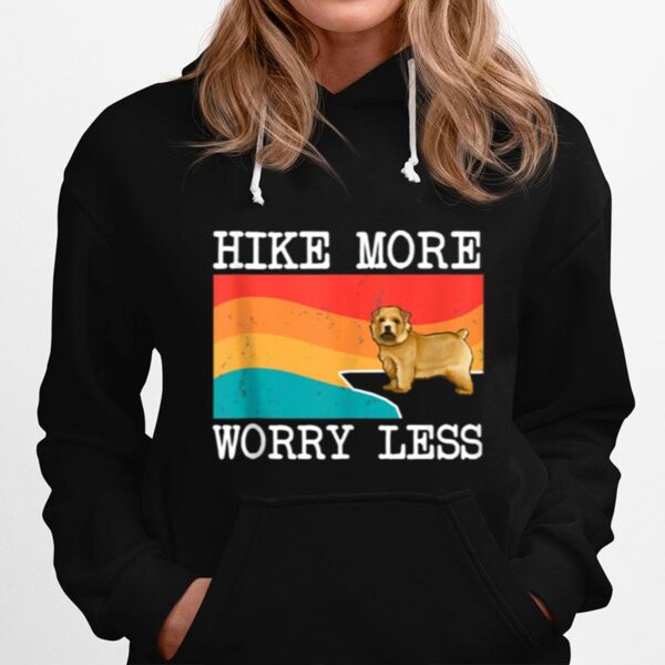 Hike More Worry Less Norwich Terrier Hiking Hoodie