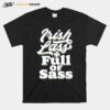 Irish Lass Full Of Sass Funny St. Patricks Day Graphic T-Shirt