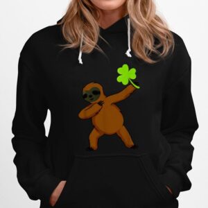 Irish Leprechaun Dabbing Sloth St Patricks Day Green Hoodie
