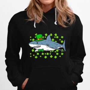 Irish Leprechaun Shark Shamrock St Patricks Day Animal Hoodie