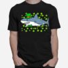 Irish Leprechaun Shark Shamrock St Patricks Day Animal T-Shirt