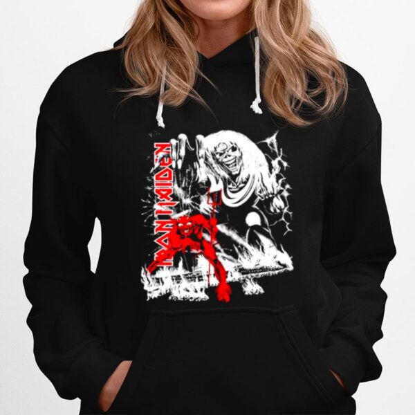 Iron Maiden Number Of The Beast Jumbo Print Hoodie