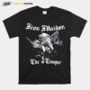 Iron Maiden Sketched Trooper Flag T-Shirt