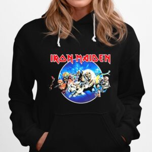 Iron Maiden Wasted Years Circle Hoodie