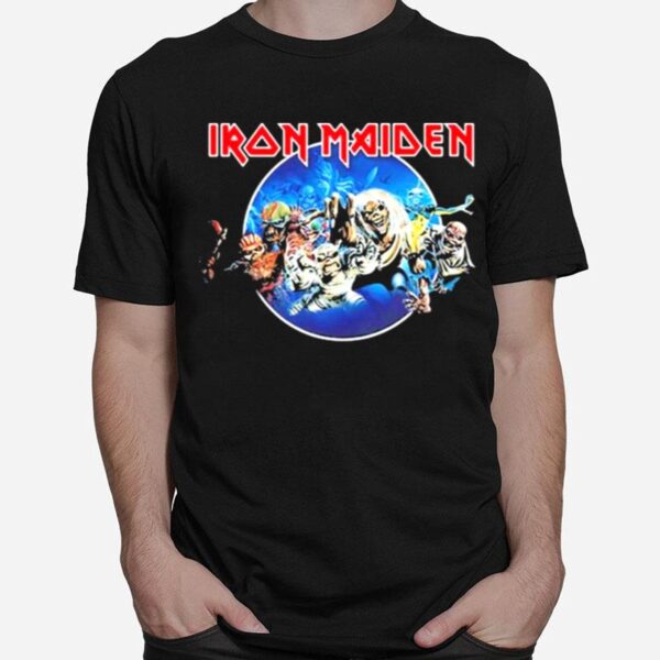 Iron Maiden Wasted Years Circle T-Shirt