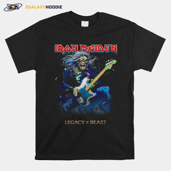 Iron Maiden Eddie On Bass T-Shirt